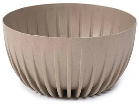 Kvetináč STRIPPED ECO 24 cm latte