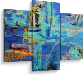 Obraz - Abstraktné olejomaľba (90x60 cm)