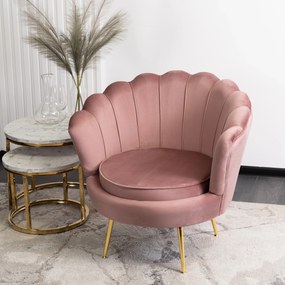 PROXIMA.store - Glamour kreslo ANGEL FARBA: sivá