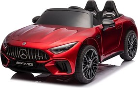 LEAN CARS Mercedes AMG SL63 Červený lakovaný batériový automobil