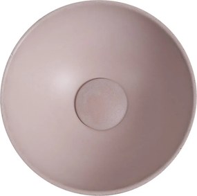 Sapho Sapho, MINOR betónové umývadlo na dosku, priemer 26cm, ružová matná, MR26021