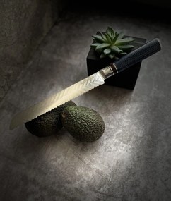 KATFINGER | Damaškový nůž na pečivo 8" (20m) | Resin | KF304 | BIANO