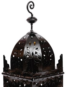 Orientálny lampáš Firyal čierny 50cm