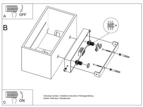 Nástenné svietidlo LOBO 2xG9/40W/230V biela