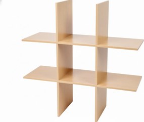 AKCIA Nástenná polica SHELVIX 55 cm béžová II. akosť Farba: Čierna