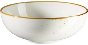 Mäser Miska Pintar White hnedé bodky 17 cm, 17 cm