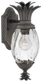 Hinkley HK-PLANTATION-S-MB - Vonk. svietidlo PLANTATION 1xE27/40W/230V IP44 čierna