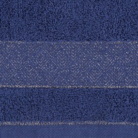 FROTÉ UTERÁK NESSY 70X140 CM TMAVOMODRÁ