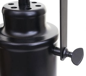 Závesné svietidlo H82 industrial, spot 3 74204 - kov / bambus - Čierna