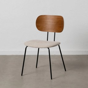 Hnedo-krémové jedálenské stoličky v súprave 4 ks Cleo – Ixia