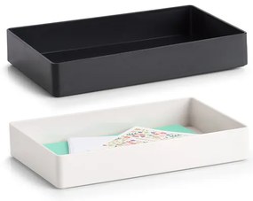 Plastový organizér na kancelárske potreby/listy, UNTENSIL, biely