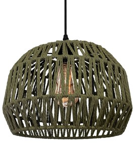 Toolight Boho, závesné svietidlo 1xE27 APP1293-1CP, zelená, OSW-03805