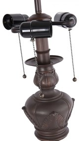 Tiffany stojacia Luxury lampa kolekcia AMAZONIT Ø50*170*3xE27