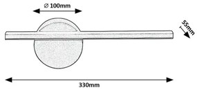 Rabalux 78034 - LED Nástenné svietidlo SABIRA LED/6W/230V 4000K