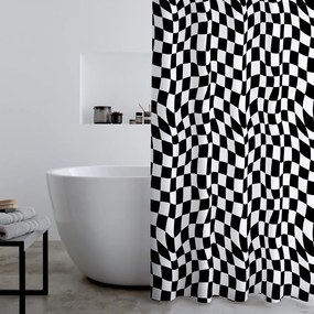 Sprchový záves 180x180 cm Checkerboard – Catherine Lansfield