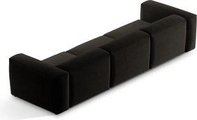 Čierna pohovka 364 cm Bergamo – Cosmopolitan Design