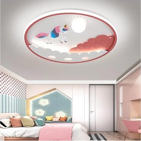 Brilagi -LED Stmievateľné detské stropné svietidlo UNICORN LED/68W/230V 3000-6000K+DO