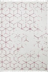 AKCIA: 80x150 cm Ručne tkaný kusový koberec Stockholm 342 FUCHSIA, biela, obývacia izba, Obsession