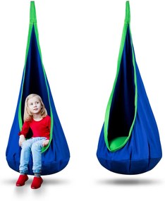 Závesné kreslo Neo-Sport cocoon modré