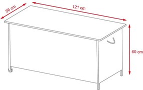 Úložný ratanový box ELEGANZA sivý