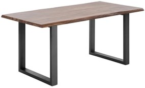 furniture-nabytek.cz - Masivní jídelní stůl Bullwer z palisandru, lakovaný, hnědý – 200×100 cm