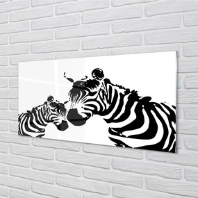 Nástenný panel  maľované zebra 120x60 cm