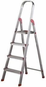 Rolser Hliníkové schodíky pre profesionálne použitie Unica, 4 stupne, 4 stupne