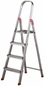 Rolser Hliníkové schodíky pre profesionálne použitie Unica, 4 stupne, 4 stupne