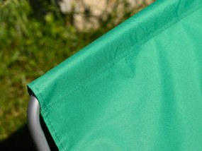 Skladacie plážové ležadlo SAND, zelené