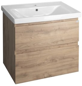 Aqualine Aqualine, ALTAIR umývadlová skrinka 67x60x45cm, dub emporio, AI370