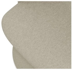 Béžové čalúnené jedálenské kreslo Kalo – Makamii