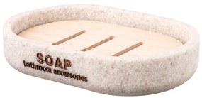 Erga Dakar, miska na mydlo na postavenie, béžová, ERG-07570