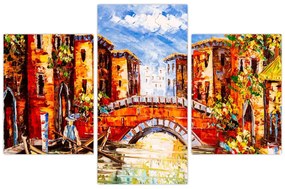 Obraz - Olejomaľba mesta III. (90x60 cm)