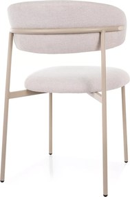 SI Stolička Elton Brego svetlo béžová