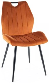 Kreslo Arco Velvet škoricové