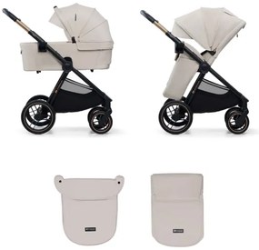 KINDERKRAFT - Kombinovaný kočík 2v1 NEA 2 béžová