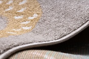 Dywany Łuszczów, Detský kusový koberec Fun Africa beige, 80x150, viacfarebná, detská izba