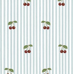 Tapeta malej čerešne modré pruhy 280x50 cm
