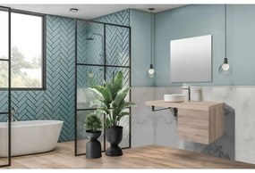 Mereo Ponte, kúpeľňová skrinka 61 cm, Multidecor, Šedá supermat, MER-CN290SSEDA