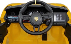 Elektrické autíčko Porsche Spyder RS 718 Lakier žlté