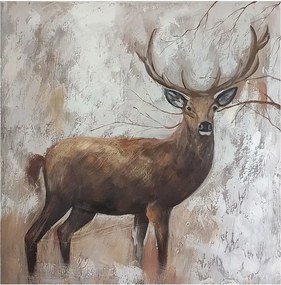Obraz maľovaný na plátno 1000x35x1000 Jeleň
