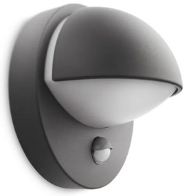 Philips - Vonkajšie nástenné svietidlo so senzorom JUNE 1xE27/12W/230V IP44