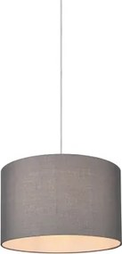 Luster Hotel, šedá látka%