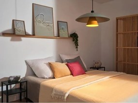 Osram - Závesný luster na kábli DECOR FLYING MUSHROOM 1xE27/25W/230V, priemer 50 cm, zelený