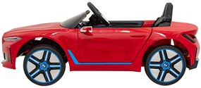 BMW i4 auto na batérie pre deti červené + diaľkové ovládanie