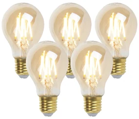 Sada 5 stmievateľných LED žiaroviek Goldline 5W 380lm 2200K