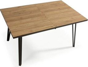 Jedálenský stôl s doskou v dubovom dekore 90x140 cm Cleo - Marckeric