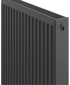 Mexen, panelový radiátor Mexen C21 500 x 1000 mm, bočné pripojenie, 1108 W, antracit - W421-050-100-66