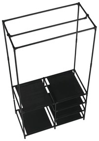 Šatníkový organizér Efren - čierna