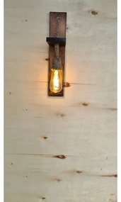 Nástenné svietidlo AHSAP 1xE27/40W/230V borovica orech